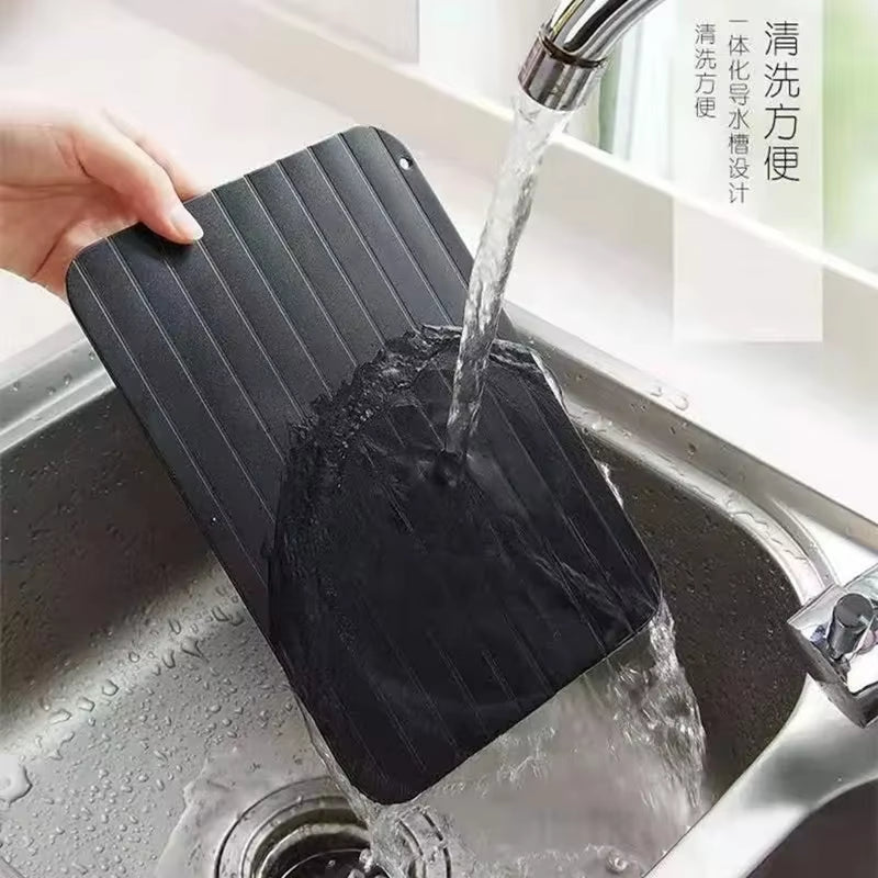 Fast Defrosting Tray Planche Decongelation Thaw Frozen Food Meat Fruit Quick Defrosting Plate Board Defrost Tray Kitchen Gadgets